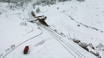Drogi zasypane śniegiem. Atak zimy w Hiszpanii i Portugalii