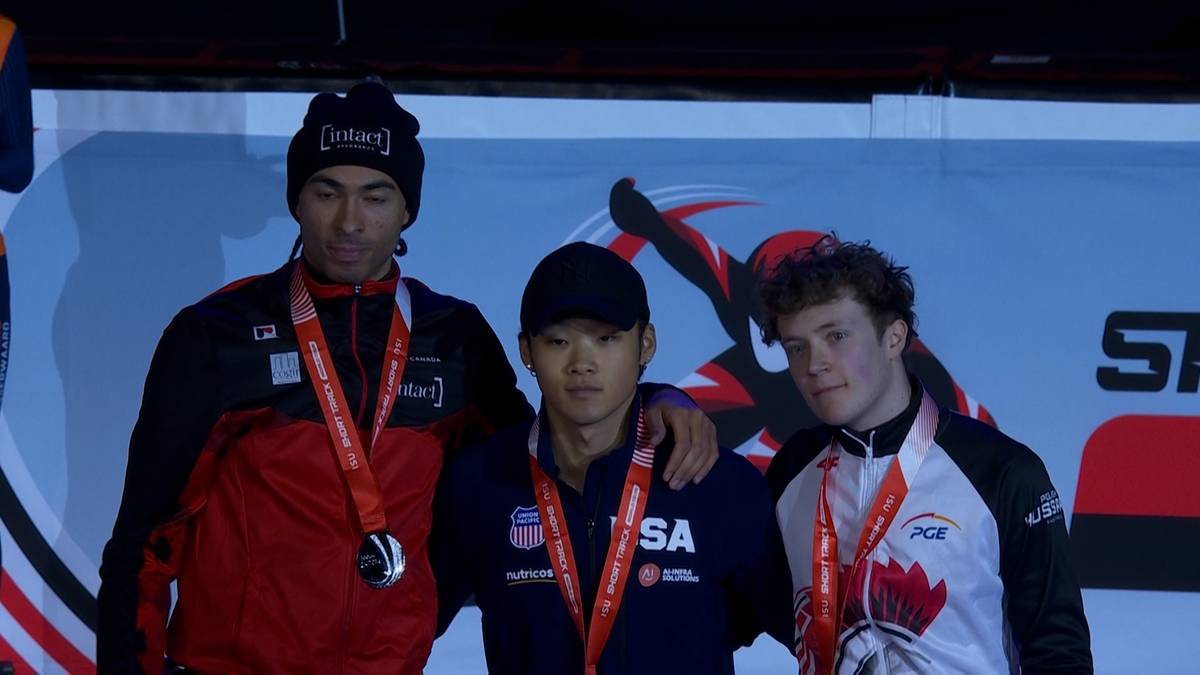 Trzech zwycięzców zawodów World Tour w Dordrechcie na podium. Felix Pigeon zajął trzecie miejsce.