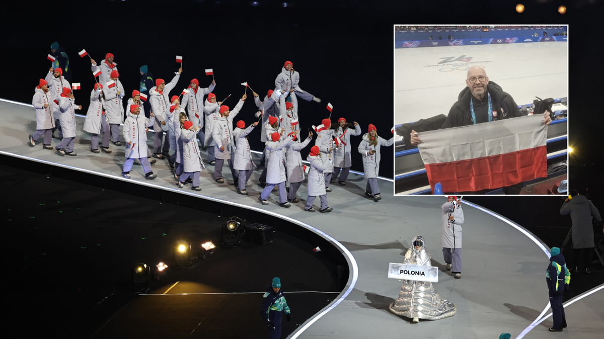 Pognieciona flaga Polski w rękach ministra Rutnickiego. "Co za wstyd"