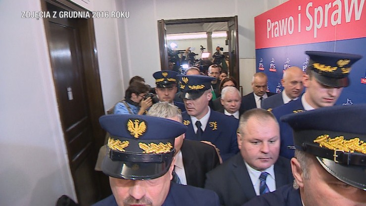 Są zarzuty dla funkcjonariusza Straży Marszałkowskiej. Został zwolniony z pracy