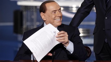Berlusconi podpisał "umowę" z obywatelami przed wyborami parlamentarnymi. W telewizji