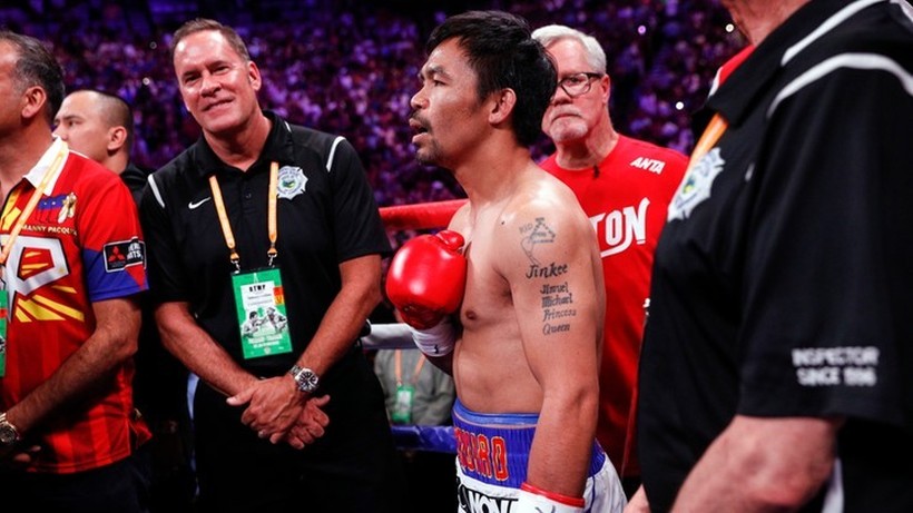 Manny Pacquiao zmierzy się z Yordenisem Ugasem o pas mistrza świata w wadze półśredniej