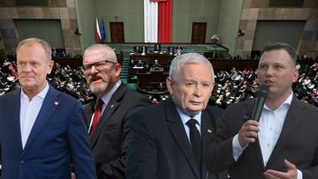 Prawica bliska większości konstytucyjnej, KO na minusie. Jest najnowszy sondaż