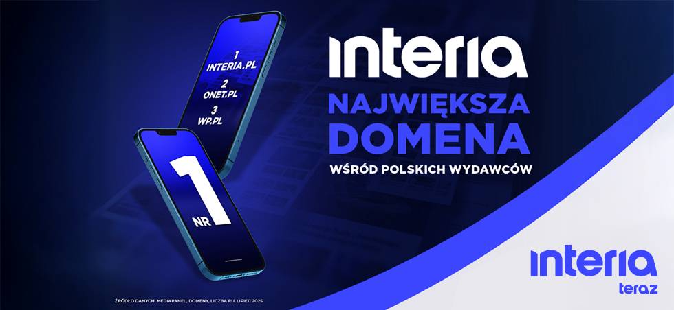 Interia Teraz największą domeną wśród wydawców w Polsce