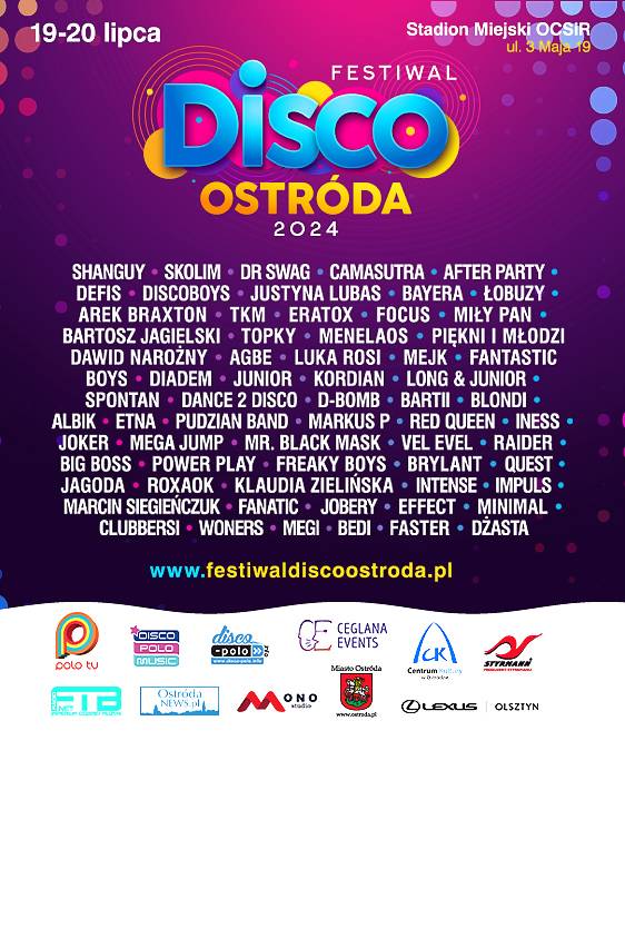 2024-06-29 Festiwal Disco Ostróda 2024. Zagraniczna gwiazda na scenie! - Polo TV