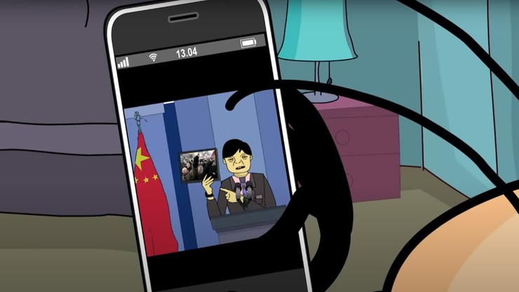 Wojna w Ukrainie. W nowym odcinku rosyjskojęzycznej kreskówki Chiny atakują Rosję