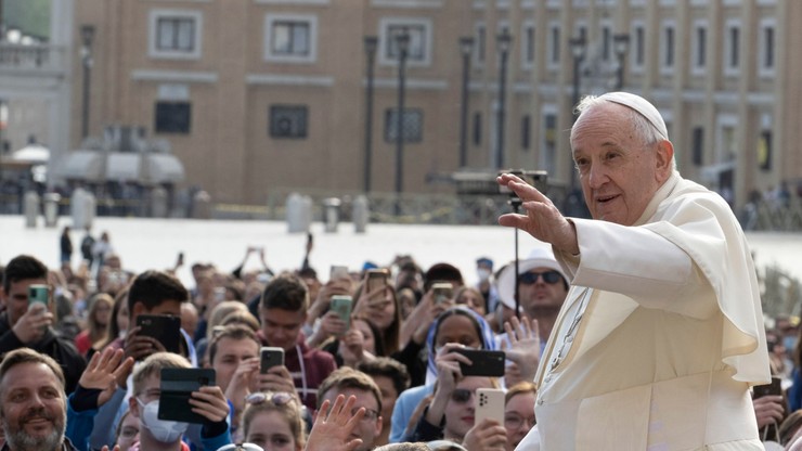 Papież do Polaków: dziękuję wam za miłosierdzie wobec uchodźców z Ukrainy