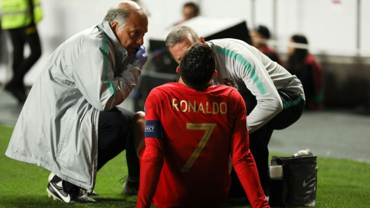 Ronaldo czeka na diagnozę. Kontuzja gwiazdy Juventusu może być poważna
