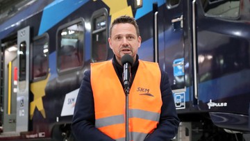 Unijny pociąg Trzaskowskiego. Prezydent pokazał inwestycję za 670 mln zł