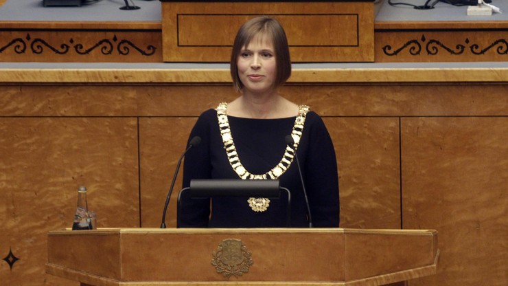 Pierwsza kobieta prezydent w historii Estonii zaprzysiężona na prezydenta