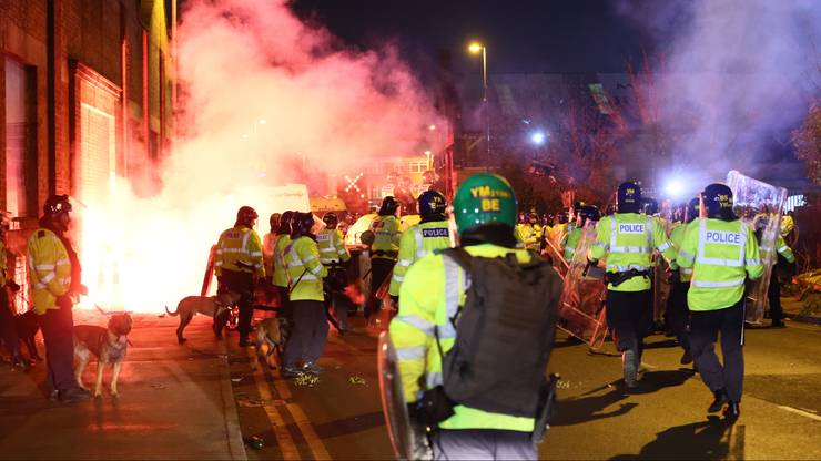 Zamieszki przed meczem Aston Villa - Legia Warszawa