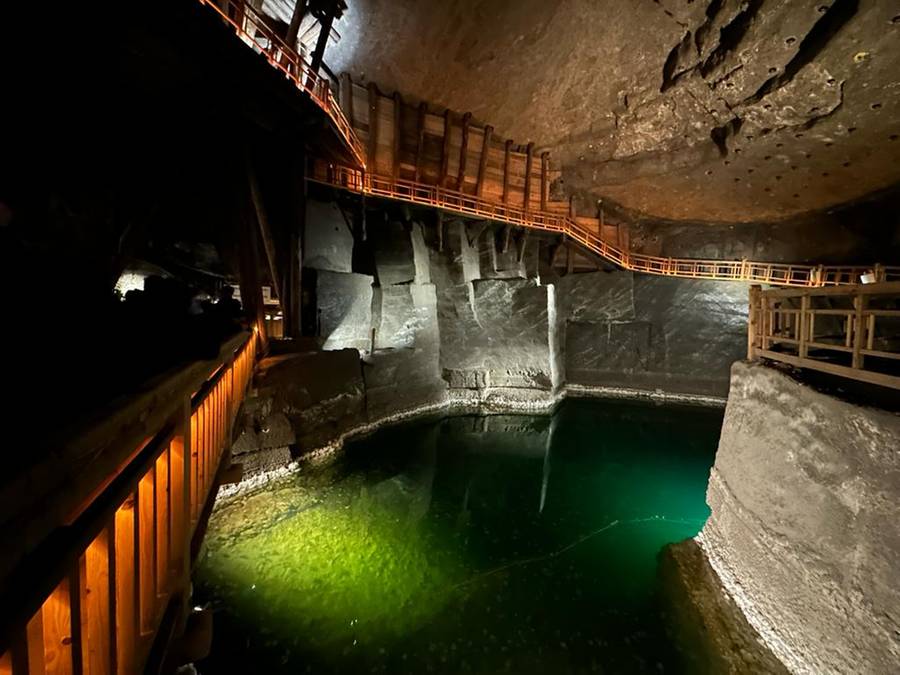 Podziemne jezioro Wieliczka
