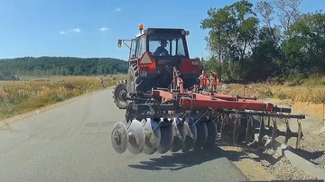 Nie tylko Gliwice. Kolejny traktor spowodował szkody