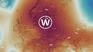 20.03.2022 06:00 Dwa potężne wyże połączyły się nad Bałtykiem. Ciśnienie osiągnęło rekordowe 1056 hPa