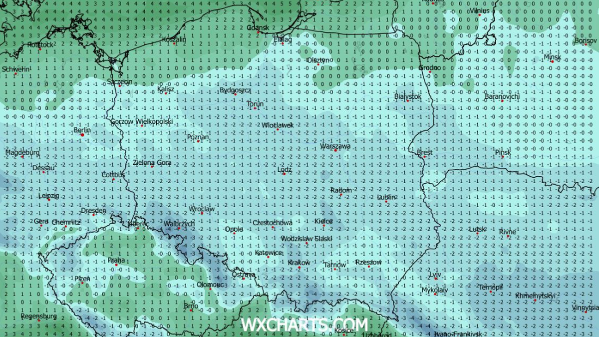 Pierwszy dzień Bożego Narodzenia może być chłodniejszy od Wigilii, ale z mniejszą ilością opadów