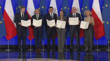 Ślubowanie sędziów Trybunału Konstytucyjnego w Sejmie. Prezydent nieobecny