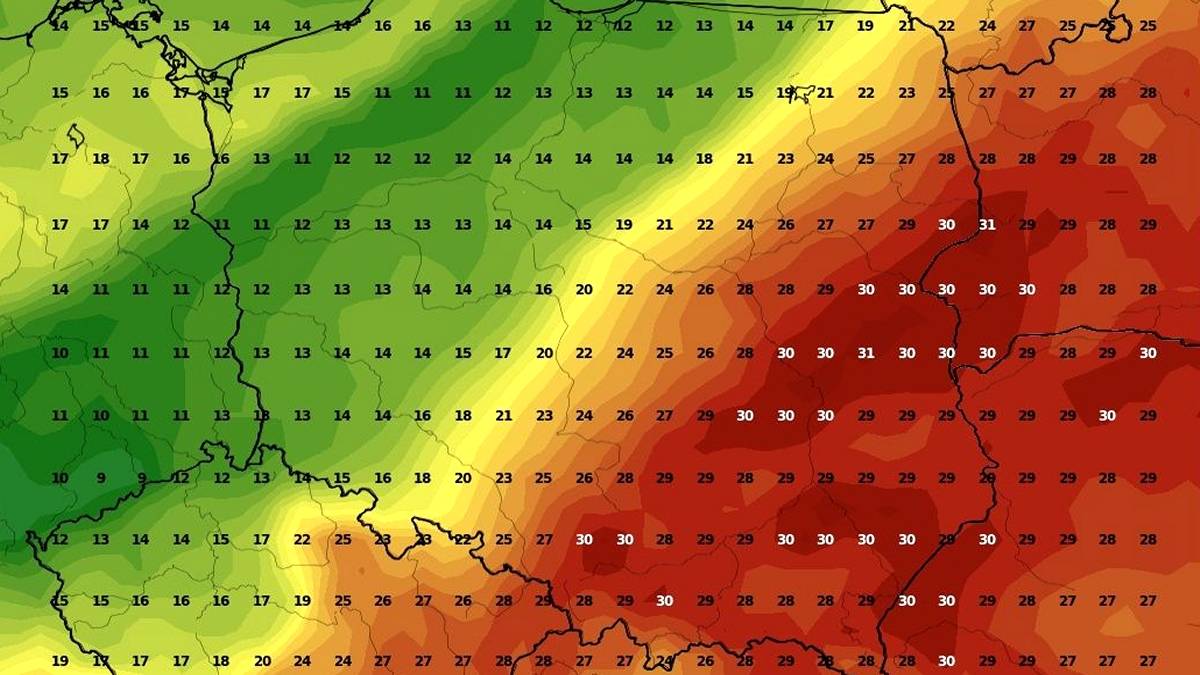 Jaka pogoda w pierwszej połowie czerwca? Fot. wxcharts.com