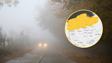 IMGW wydał ostrzeżenia na noc. Część Polski spowije gęsta mgła