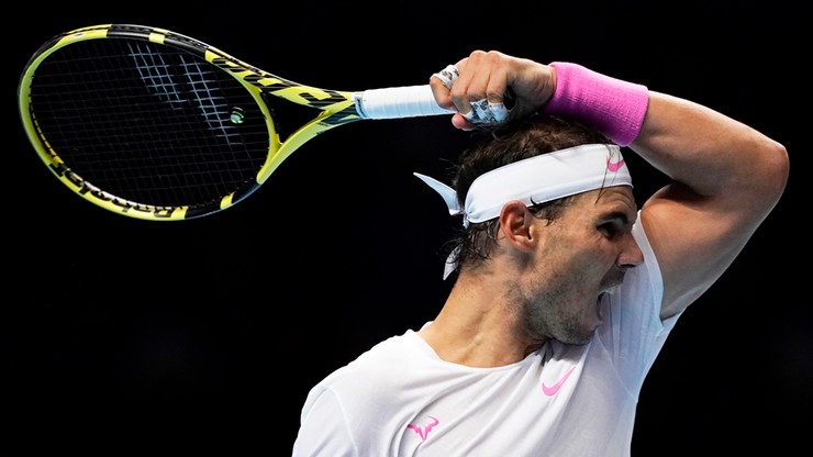 ATP Finals: Wygrana Nadala po wyjściu z dużych opresji
