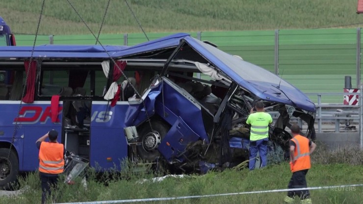Wypadek autokaru w Chorwacji. Niedzielski o stanie poszkodowanych pielgrzymów