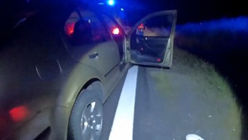 Pirat drogowy ukrył się w polu kukurydzy. Namierzyła go kamera termowizyjna