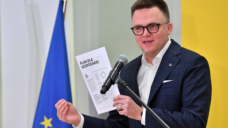Szymon Hołownia przedstawił "Plan dla gospodarki". "Konkretnie obniżymy podatki"