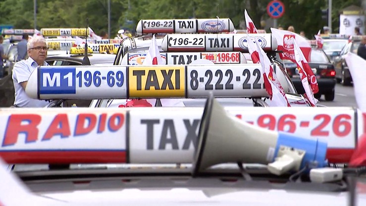 Taksówkarze zablokują Warszawę. Ma to być największy protest w historii