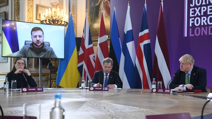 Wojna w Ukrainie. Zełenski do przywódców Europy Północnej: wszyscy jesteśmy celem Rosji