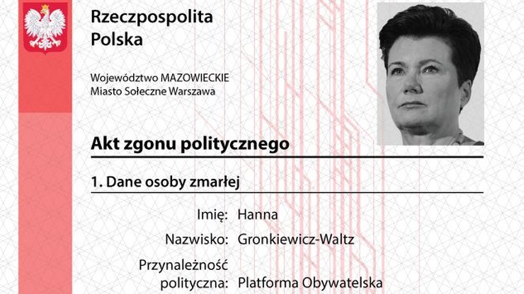 "Akty zgonu politycznego" - akcja Młodzieży Wszechpolskiej przeciwko prezydentom miast, którzy chcą przyjąć uchodźców