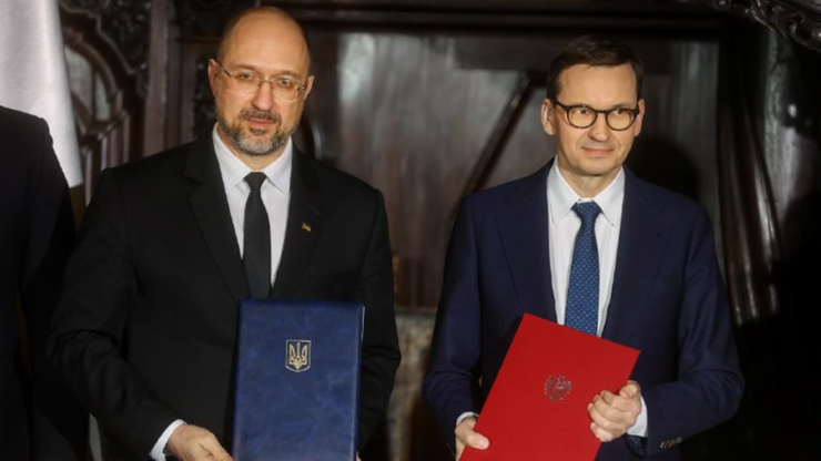Premierzy Polski i Ukrainy spotkali się w Krakowie. "Podpisaliśmy memorandum o współpracy"