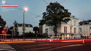 Haga: mężczyzna groził samospaleniem w polskiej ambasadzie