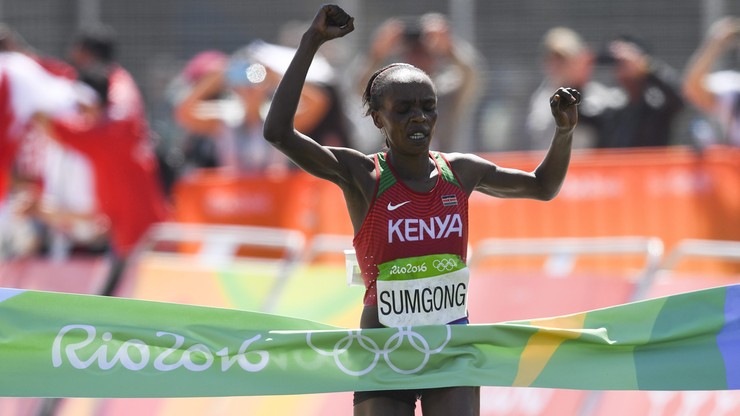 Rio 2016: Kenijka Sumgong zwyciężczynią maratonu
