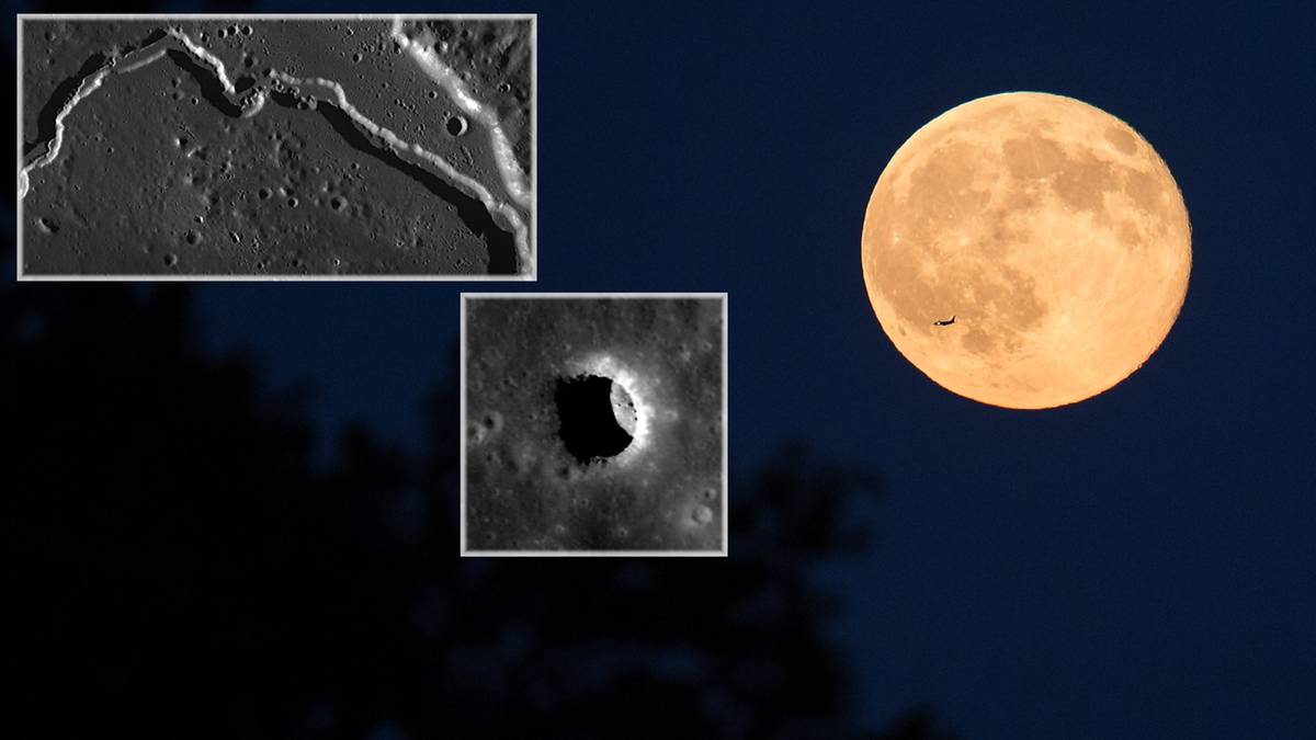 Tuneluri pe lună.  NASA anunță o descoperire inovatoare