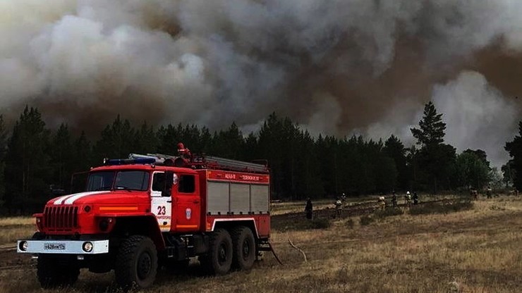 Rosja. Pożary lasów w obwodzie czelabińskim, zginęła jedna osoba