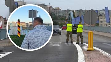 Robert Bąkiewicz na granicy polsko-niemieckiej. Prokuratura sprawdzi, czy złamał zakaz