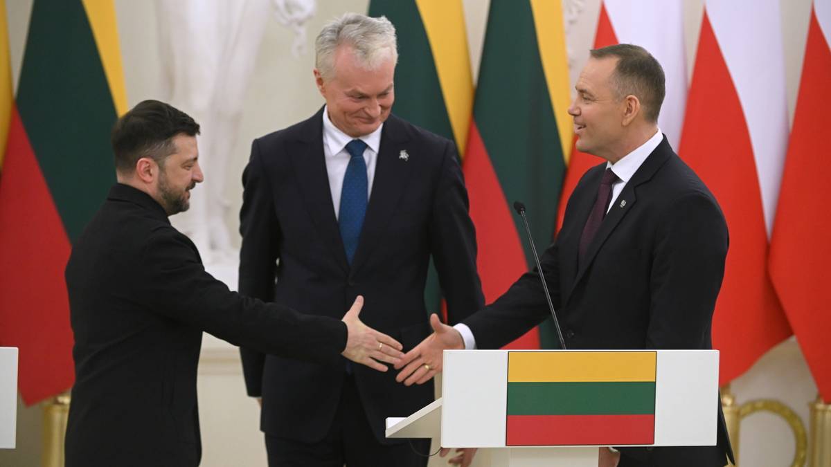 Negocjacje pokojowe i poligon przy granicy. Spotkanie prezydentów w Wilnie