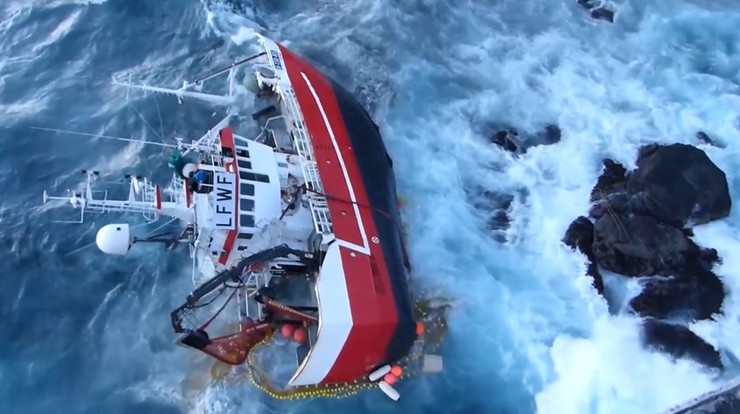 Trudna akcja ratownicza u wybrzeży Norwegii