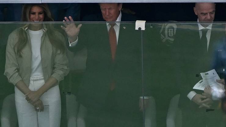 Melanie Trump, Donald Trump, Gianni Infantino