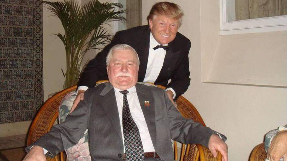 Lech Wałęsa bije się w pierś. "To ja zachęciłem Donalda Trumpa do kariery prezydenckiej"