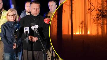 Pożar na Lubelszczyźnie. Obradował sztab kryzysowy, są nowe informacje ws. zmarłego pilota