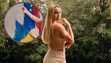 Marianna Schreiber zauważona przez ukraińskie media. Piszą o filmie z flagą