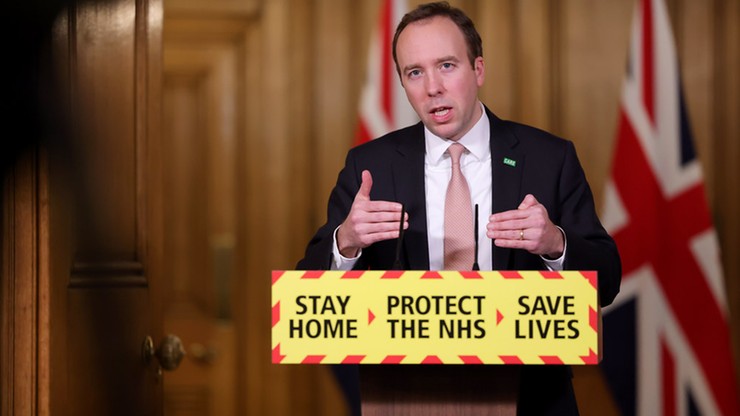 Wielka Brytania: Minister straszył nowym wariantem koronawirusa, by ludzie przestrzegali lockdownu