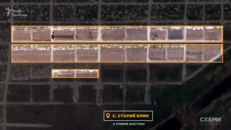 Ukraina. Radio Swoboda na podstawie zdjęć satelitarnych: powiększyły się masowe groby pod Mariupolem