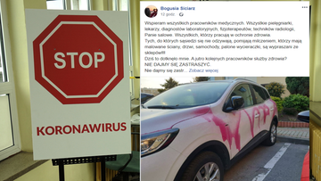 Przebite opony, pomazane auto. Atak na pielęgniarkę z Gliwic