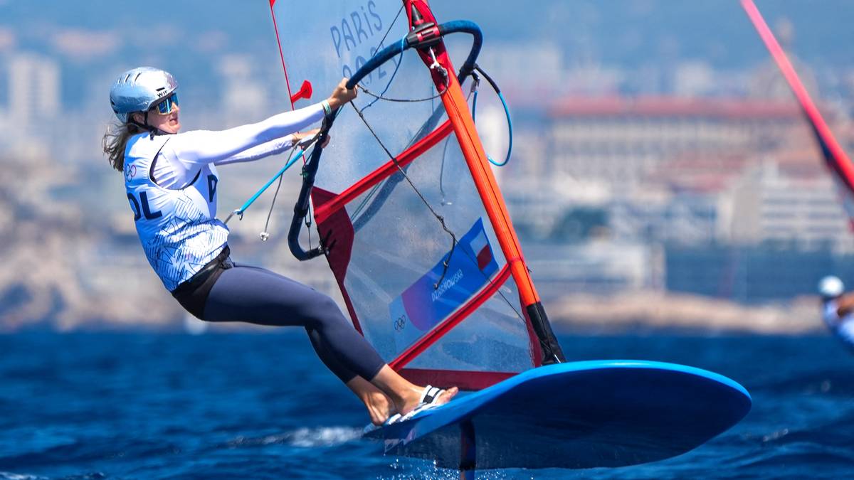 Maja Dziarnowska na ósmym miejscu w windsurfingowej klasie iQFoil