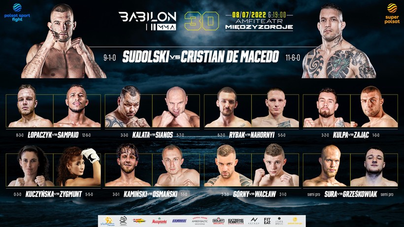 Babilon MMA 30: Ceremonia ważenia. Transmisja TV i stream online