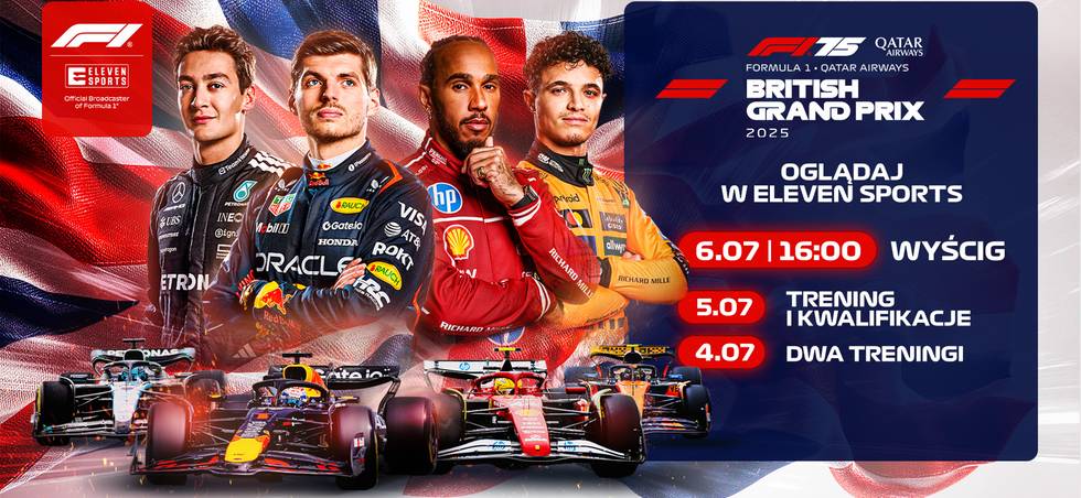 PRESTIŻOWY WYŚCIG FORMULA 1 NA SILVERSTONE