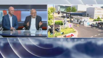 Ostatnie chwile przed debatą. 
