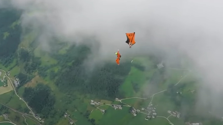 Szwajcaria: Nie żyje Jarno Cordia. Doświadczony wingsuiter zginął podczas skoku