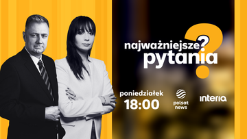 Michał Laskowski w programie "Najważniejsze pytania"